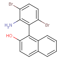 CAS: 1424386-43-5 | OR340055 | 1-(2-Amino-3,6-dibromophenyl)naphthalen-2-ol