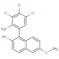CAS: 1424386-64-0 | OR340060 | 1-(2-Amino-3,4,5-trichlorophenyl)-6-methoxynaphthalen-2-ol