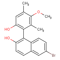 CAS: 1832513-62-8 | OR340064 | 6-Bromo-1-(6-hydroxy-3-methoxy-2,4-dimethylphenyl)naphthalen-2-ol