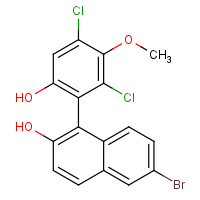 CAS: 1980045-54-2 | OR340071 | 6-Bromo-1-(2,4-dichloro-6-hydroxy-3-methoxyphenyl)naphthalen-2-ol