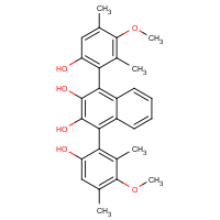 CAS: 1835689-42-3 | OR340072 | 1,4-Bis(6-hydroxy-3-methoxy-2,4-dimethylphenyl)-naphthalene-2,3-diol