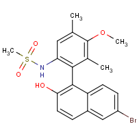 CAS: 1832514-10-9 | OR340076 | 1-(6-(Methylsulfonamido)-3-methoxy-2,4-dimethylphenyl)-6-bromonaphthalen-2-ol