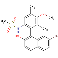 CAS: 1832514-12-1 | OR340077 | 1-(6-(Methylsulfonamido)-3-methoxy-2,4-dimethylphenyl)-7-bromonaphthalen-2-ol