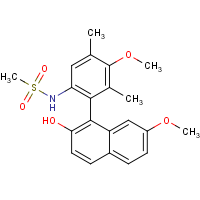 CAS: 1832514-16-5 | OR340079 | 1-(6-(Methylsulfonamido)-3-methoxy-2,4-dimethylphenyl)-7-methoxynaphthalen-2-ol