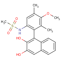 CAS: 1832514-19-8 | OR340080 | 1-(6-(Methylsulfonamido)-3-methoxy-2,4-dimethylphenyl)-naphthalene-2,3-diol