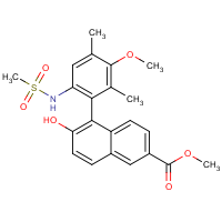 CAS: 1832514-22-3 | OR340081 | Methyl 6-hydroxy-5-(3-methoxy-2,4-dimethyl-6-(methylsulfonamido)-phenyl)-2-naphthoate