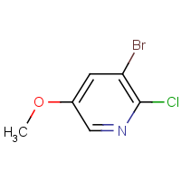 CAS: 1033202-44-6 | OR345175 | 3-Bromo-2-chloro-5-methoxypyridine