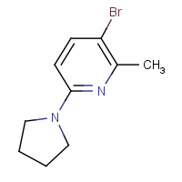 CAS: 1199773-35-7 | OR345222 | 3-Bromo-2-methyl-6-(pyrrolidin-1-yl)pyridine