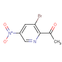 CAS: 1935928-88-3 | OR345476 | 2-Acetyl-3-bromo-5-nitropyridine