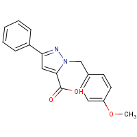 CAS: 187344-22-5 | OR345610 | 1-(4-Methoxybenzyl)-3-phenyl-1h-pyrazole-5-carboxylic acid