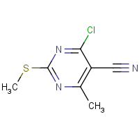 CAS:1208170-17-5 | OR345713 | 4-Chloro-6-methyl-2-(methylthio)pyrimidine-5-carbonitrile