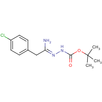 CAS:159016-24-7 | OR346004 | N'-[1-Amino-2-(4-chlorophenyl)ethylidene]hydrazinecarboxylic acid tert-butyl ester