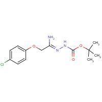 CAS: 1053655-81-4 | OR346009 | N'-[1-Amino-2-(4-chlorophenoxy)ethylidene]hydrazinecarboxylic acid tert-butyl ester