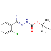 CAS: 1053655-85-8 | OR346011 | N'-[1-Amino-1-(2-chlorophenyl)methylidene]hydrazinecarboxylic acid tert-butyl ester