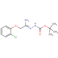 CAS:1053655-91-6 | OR346012 | N'-[1-Amino-2-(2-chlorophenoxy)ethylidene]hydrazinecarboxylic acid tert-butyl ester