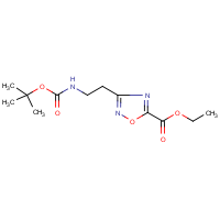 CAS: 1053656-31-7 | OR346027 | Ethyl 3-(2-tert-butyloxycarbonylaminoethyl)-[1,2,4]oxadiazole-5-carboxylate