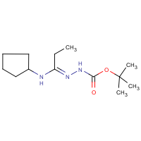 CAS: 1053657-10-5 | OR346031 | N'-[1-Cyclopentylaminopropylidene]hydrazinecarboxylic acid tert-butyl ester