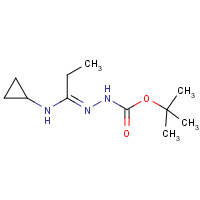 CAS:1053657-24-1 | OR346033 | N'-[1-Cyclopropylaminopropylidene]hydrazinecarboxylic acid tert-butyl ester