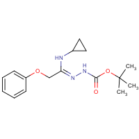 CAS: 1053657-38-7 | OR346036 | N'-[1-Cyclopropylamino-2-phenoxyethylidene]hydrazinecarboxylic acid tert-butyl ester