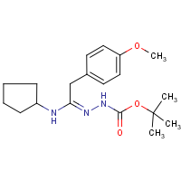 CAS: 1053657-57-0 | OR346041 | N'-[1-Cyclopentylamino-2-(4-methoxyphenyl)ethylidene]hydrazinecarboxylic acid tert-butyl ester