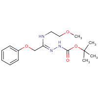 CAS:1053658-05-1 | OR346047 | N'-[1-(2-Methoxyethylamino)-2-phenoxyethylidene]hydrazinecarboxylic acid tert-butyl ester