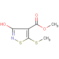 CAS:878477-22-6 | OR346177 | 3-Hydroxy-5-methylsulphanyl-isothiazole-4-carboxylic acid methyl ester