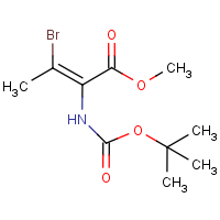 CAS:475288-42-7 | OR346210 | (E)-3-Bromo-2-tert-butoxycarbonylamino-but-2-enoic acid methyl ester