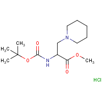 CAS: 1290967-89-3 | OR346221 | 2-tert-Butoxycarbonylamino-3-piperidin-1-yl-propionic acid methyl ester hydrochloride