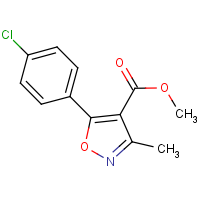 CAS: 262855-27-6 | OR346222 | 5-(4-Chloro-phenyl)-3-methyl-isoxazole-4-carboxylic acid methyl ester