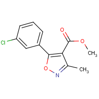 CAS: 1208081-71-3 | OR346224 | 5-(3-Chloro-phenyl)-3-methyl-isoxazole-4-carboxylic acid methyl ester