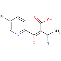 CAS: 1299607-70-7 | OR346260 | 5-(5-Bromo-pyridin-2-yl)-3-methyl-isoxazole-4-carboxylic acid