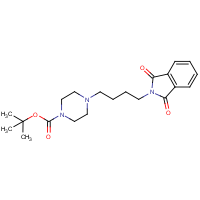 CAS: 745048-06-0 | OR346283 | 4-[4-(1,3-Dioxo-1,3-dihydro-isoindol-2-yl)-butyl]-piperazine-1-carboxylic acid tert-butyl ester