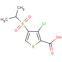 CAS:175202-26-3 | OR346300 | 3-Chloro-4-(propane-2-sulphonyl)-thiophene-2-carboxylic acid