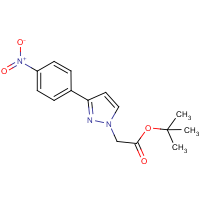 CAS: 1355334-94-9 | OR346301 | [3-(4-Nitro-phenyl)-pyrazol-1-yl]-acetic acid tert-butyl ester