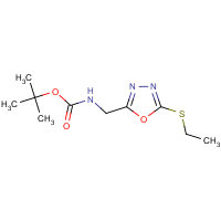CAS: 914216-58-3 | OR346349 | (5-Ethylsulphanyl-[1,3,4]oxadiazol-2-ylmethyl)-carbamic acid tert-butyl ester