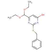 CAS: 525559-02-8 | OR346354 | 2-(Benzylsulphanyl)-6-(diethoxymethyl)-4-hydroxypyrimidine