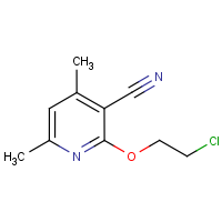 CAS: 1053658-92-6 | OR346377 | 2-(2-Chloroethoxy)-4,6-dimethylnicotinonitrile