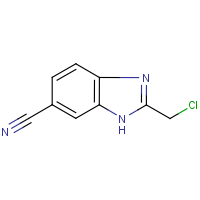 CAS:150613-50-6 | OR346379 | 2-(Chloromethyl)-3H-benzoimidazole-5-carbonitrile