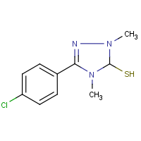 CAS:1089330-82-4 | OR346384 | 5-(4-Chlorophenyl)-2,4-dimethyl-3,4-dihydro-2H-[1,2,4]triazole-3-thiol