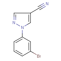 CAS: 1208081-18-8 | OR346397 | 1-(3-Bromophenyl)-1H-pyrazole-4-carbonitrile