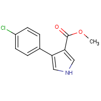 CAS: 188524-67-6 | OR346620 | 4-(4-Chlorophenyl)-1H-pyrrole-3-carboxylic acid methyl ester