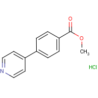 CAS:2123609-55-0 | OR346704 | 4-(Pyridin-4-yl)benzoic acid methyl ester hydrochloride