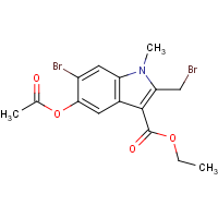 CAS: 110543-98-1 | OR350162 | Ethyl 5-Acetoxy-6-bromo-2-(bromomethyl)-1-methylindole-3-carboxylate