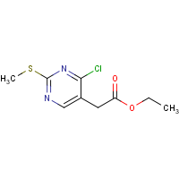 CAS:61727-34-2 | OR350175 | Ethyl 2-(4-chloro-2-(methylthio)pyrimidin-5-yl)acetate