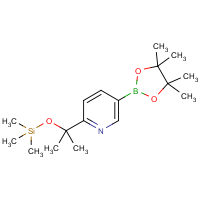CAS: 1228014-10-5 | OR350390 | 5-(4,4,5,5-Tetramethyl-1,3,2-dioxaborolan-2-yl)-2-(2-((trimethylsilyl)oxy)propan-2-yl)pyridine
