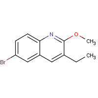 CAS: 409346-71-0 | OR350413 | 6-Bromo-3-ethyl-2-methoxyquinoline