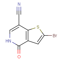 CAS: 55040-43-2 | OR350423 | 2-Bromo-4-oxo-4,5-dihydrothieno[3,2-c]pyridine-7-carbonitrile