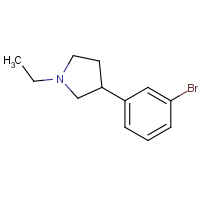 CAS: 1263280-03-0 | OR350435 | 3-(3-Bromophenyl)-1-ethylpyrrolidine
