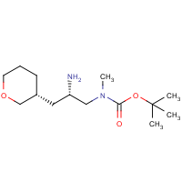 CAS:1093869-21-6 | OR350444 | tert-Butyl ((S)-2-amino-3-((R)-tetrahydro-2H-pyran-3-yl)propyl)(methyl)carbamate