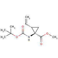 CAS: 159622-09-0 | OR350536 | (1R,2S)-Methyl 1-((tert-butoxycarbonyl)amino)-2-vinylcyclopropanecarboxylate